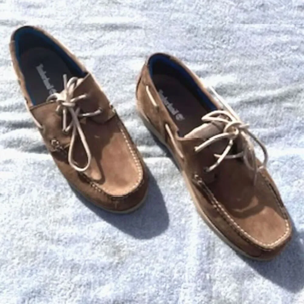 Size: 11M Leather Piper Cove Boat Shoes . Timberland Retail $164.99 . New in Box